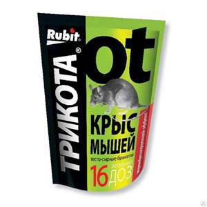 Рубит ТриКота мумифицирующая приманка 150г брикет Рубит ТриКота мумифицирующая приманка 150г брикет