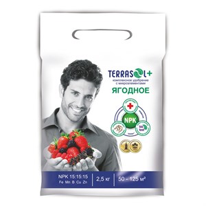 УДОБРЕНИЕ ТЕРРАСОЛ ЯГОДНОЕ 2,5КГ УДОБРЕНИЕ ТЕРРАСОЛ ЯГОДНОЕ 2,5КГ