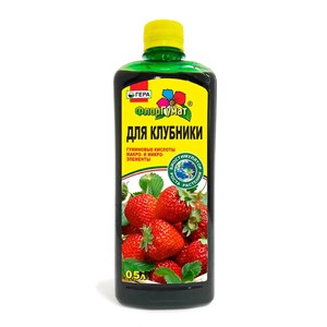 Удобрение ФлорГумат для Клубники 0,5л (12) Удобрение ФлорГумат для Клубники 0,5л (12)